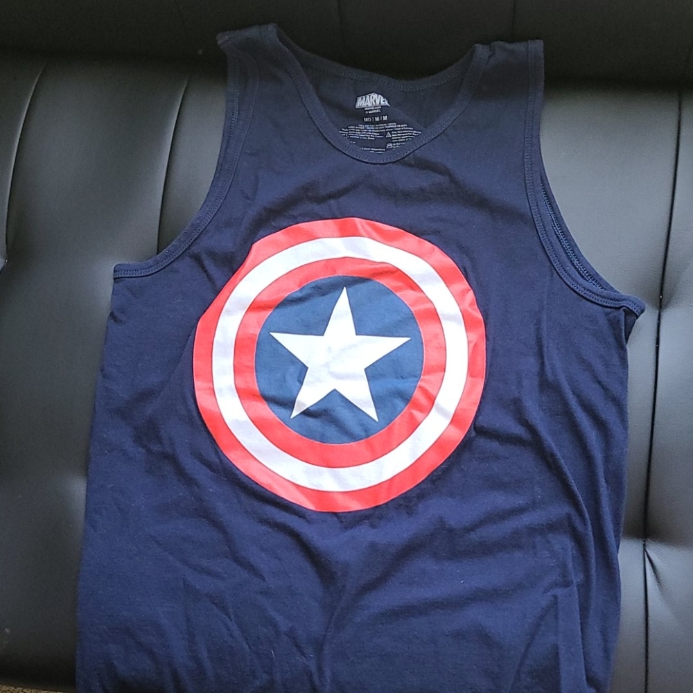 Captain America Muscle Tank
